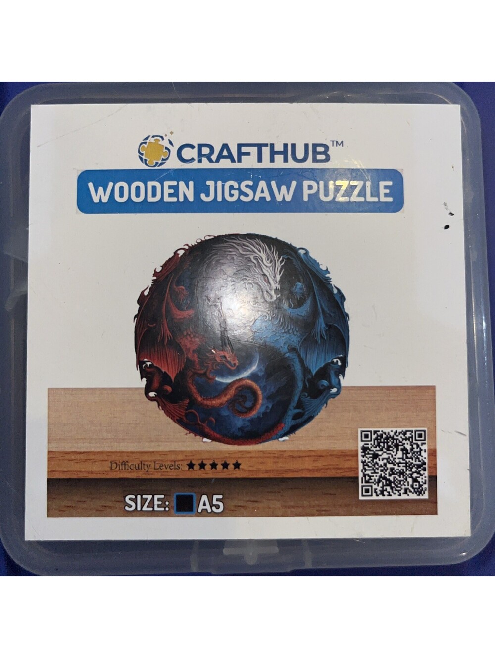 Crafting Wooden Jigsaw Puzzle Dragon